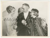 7p1367 GREAT ZIEGFELD 6.5x8.5 news photo 1935 William Powell, Myrna Loy meets real life Billie Burke!