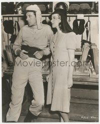 7p1314 BEAU GESTE candid 7.75x9.5 still 1939 Gary Cooper & newcomer Susan Hayward on set by McAlpin!