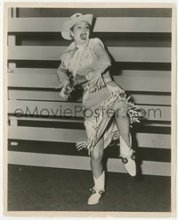 7p1382 I LOVE LUCY TV 8.25x10 still 1955 Lucille Ball thinks she's dressed for radio not rodeo!