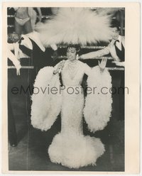 7p1391 JOSEPHINE BAKER deluxe 8x10 news photo 1975 celebrating 50 years at her new revue in Paris!