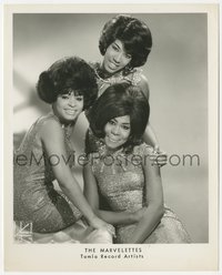 7p1415 MARVELETTES 8x10 music publicity still 1960s black female rock 'n' roll, Please Mr. Postman!