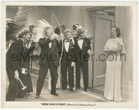 7p1418 MERRY WIVES OF RENO 8x10 still 1934 Kibbee with guys in tuxes & Native American headdresses!