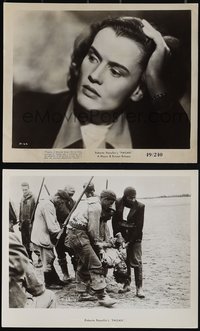 7p1557 PAISAN 2 8x10 stills 1948 Roberto Rossellini's Paisa, U.S. soldiers & Italians post WWII!