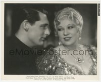 7p1453 SHE DONE HIM WRONG 8x10 still 1933 great c/u of sexy Mae West & young Cary Grant!