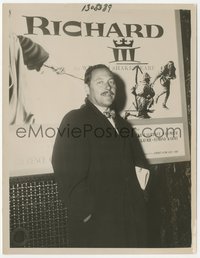 7p1464 TENNESSEE WILLIAMS 7x9 news photo 1955 legendary playwright at the premiere of Richard III!