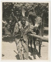 7p1471 WEST OF THE ROCKIES 8.25x10 still 1941 Willie Best as Native American Indian by Mac Julian!