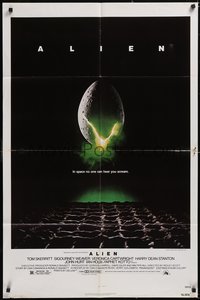 7p0211 ALIEN NSS style 1sh 1979 Ridley Scott outer space sci-fi monster classic, cool egg image!