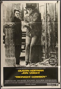 7p0193 MIDNIGHT COWBOY Aust 1sh 1974 Dustin Hoffman, Jon Voight, John Schlesinger classic!