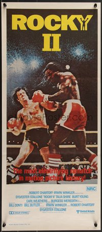 7p0178 ROCKY II Aust daybill 1979 Sylvester Stallone, Carl Weathers, boxing sequel!