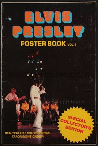 7p0022 ELVIS PRESLEY POSTER BOOK VOL. 1 softcover book 1977 great full-color images you can display!