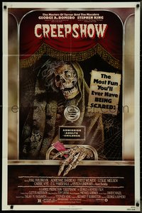 7p0300 CREEPSHOW 1sh 1982 George Romero & Stephen King's tribute to E.C. Comics, Joann Daley art!