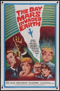 7p0308 DAY MARS INVADED EARTH 1sh 1963 their brains were destroyed by alien super-minds!