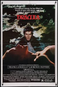 7p0324 DRACULA style B 1sh 1979 Bram Stoker, vampire Frank Langella & c/u of sexy Jan Francis!