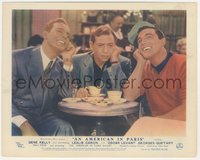 7p1298 AMERICAN IN PARIS color English FOH LC 1951 Gene Kelly, Oscar Levant & Georges Guetary!