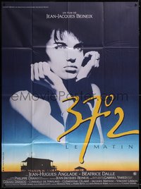 7p0077 BETTY BLUE French 1p 1986 Jean-Jacques Beineix, close up of pensive Beatrice Dalle in sky!