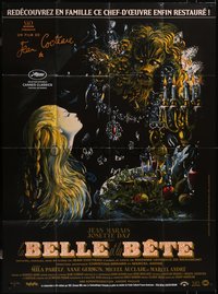 7p0083 LA BELLE ET LA BETE French 1p R2013 from Jean Cocteau's classic fairy tale, cool Malcles art!