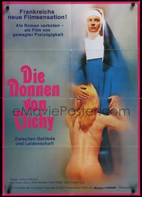 7p0141 DEMONS German R1980 Jess Franco, wild image of sexy possessed nuns!