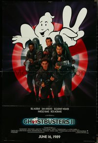 7p0373 GHOSTBUSTERS 2 style C teaser 1sh 1989 Bill Murray, Dan Aykroyd, Harold Ramis, Ivan Reitman!