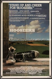 7p0400 HOOSIERS 1sh 1986 best basketball movie ever, Gene Hackman, Dennis Hopper!