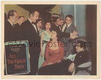 7p0756 ALL THE KING'S MEN LC #3 1950 Huey Long biography w/ Broderick Crawford, Ireland and Derek!