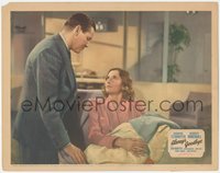 7p0759 ALWAYS GOODBYE LC 1938 Barbara Stanwyck with baby looks up at Herbert Marshall, ultra rare!