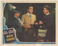 7p0764 BACK STREET LC 1941 c/u of Charles Boyer & Margaret Sullavan look at woman holding roses!