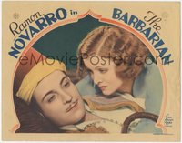 7p0769 BARBARIAN LC 1933 best close up of Ramon Novarro & beautiful Myrna Loy, ultra rare!