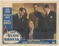 7p0783 BLUE DAHLIA LC #3 1946 tough Alan Ladd & Hugh Beaumont interrogate scared William Bendix!