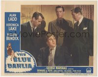 7p0778 BLUE DAHLIA LC #3 1946 tough Alan Ladd & Hugh Beaumont interrogate scared William Bendix!