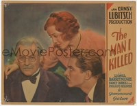 7p0787 BROKEN LULLABY LC 1932 Lubitsch, Carroll, Barrymore, Holmes, The Man I Killed, ultra rare!