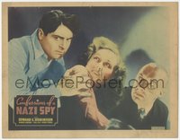 7p0799 CONFESSIONS OF A NAZI SPY Other Company LC 1939 Francis Lederer, Lya Lys, ultra rare!