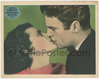 7p0801 DARKENED ROOMS LC 1929 best romantic c/u of Evelyn Brent & Neil Hamilton kissing, ultra rare!