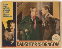 7p0802 DAUGHTER OF THE DRAGON LC 1931 great border image of Sessue Hayakawa with gun, ultra rare!