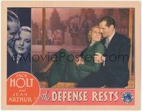 7p0805 DEFENSE RESTS LC 1934 lawyer Jean Arthur turns in Jack Holt, then marries him, ultra rare!