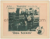 7p0810 DOG SCENTS LC 1926 Fearless the Great Police Dog tries to tie up hugging couple, ultra rare!