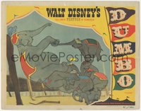 7p0814 DUMBO LC 1941 Disney cartoon, elephants performing in the Biggest Little Show on Earth!