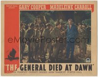 7p0833 GENERAL DIED AT DAWN LC 1936 mercenary Gary Cooper is captured by Chinese soldiers!