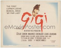 7p0680 GIGI TC 1958 art of winking Leslie Caron, Best Director & Best Picture winner!