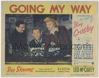 7p0842 GOING MY WAY LC #5 1944 Bing Crosby, Stevens & McHugh by piano, Leo McCarey Best Picture!