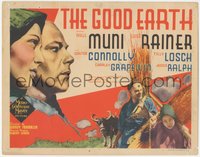 7p0681 GOOD EARTH TC 1937 Asian Paul Muni & Luise Rainer, from the Pearl S. Buck novel, rare!