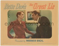 7p0855 GREAT LIE LC 1941 close up of George Brent trying to understand pretty Mary Astor, rare!