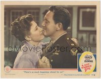 7p0859 GUY NAMED JOE LC #5 1944 best romantic close up of Spencer Tracy & pretty Irene Dunne!