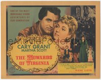 7p0686 HOWARDS OF VIRGINIA TC 1940 close up of Cary Grant & Martha Scott + with children, rare!