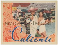 7p0870 IN CALIENTE LC 1935 sexy Dolores Del Rio & O'Brien by swimming pool, Busby Berkeley, rare!