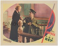 7p0872 KEY LC 1934 British officer William Powell with best friend's Irish wife Edna Best, rare!