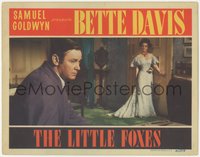 7p0886 LITTLE FOXES LC 1941 Bette Davis stares at Herbert Marshall sitting across room, ultra rare!