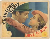 7p0890 LOVE ON THE RUN LC 1936 Joan Crawford knew Clark Gable would come, best c/u, ultra rare!