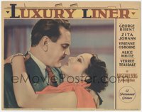 7p0891 LUXURY LINER LC 1933 Zita Johann from Mummy with Frank Morgan from Wizard of Oz, ultra rare!