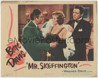 7p0901 MR. SKEFFINGTON LC 1944 sexy Bette Davis between Claude Rains & Robert Shayne, ultra rare!