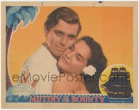 7p0908 MUTINY ON THE BOUNTY LC 1935 best portrait of Clark Gable & sexy island beauty Movita, rare!